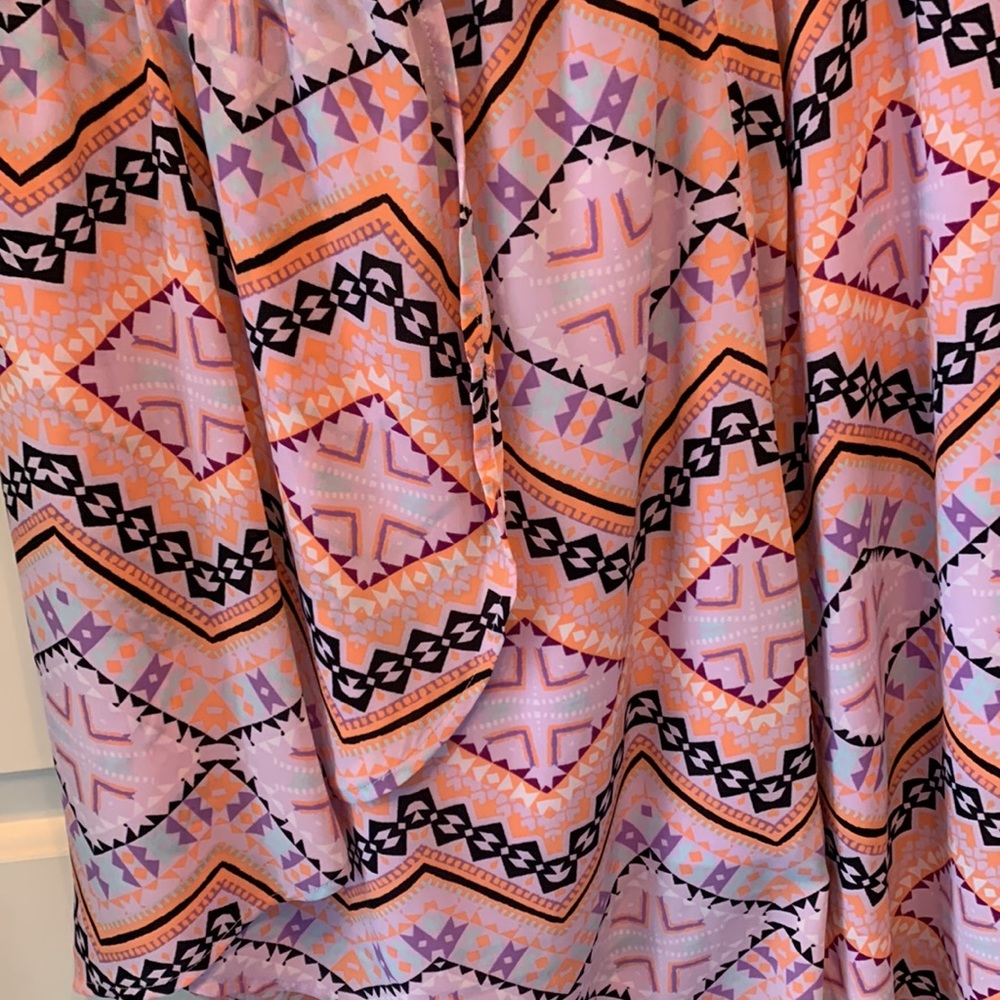 Express Aztec strapless dress - Picture 3 of 3